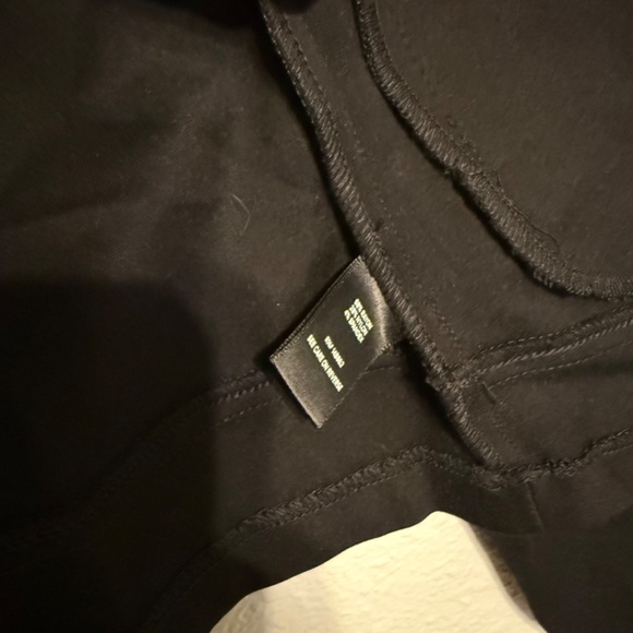 Torrid Size 2 Black and Gold ZipUp Moto Jacket Cardigan - Picture 3 of 6